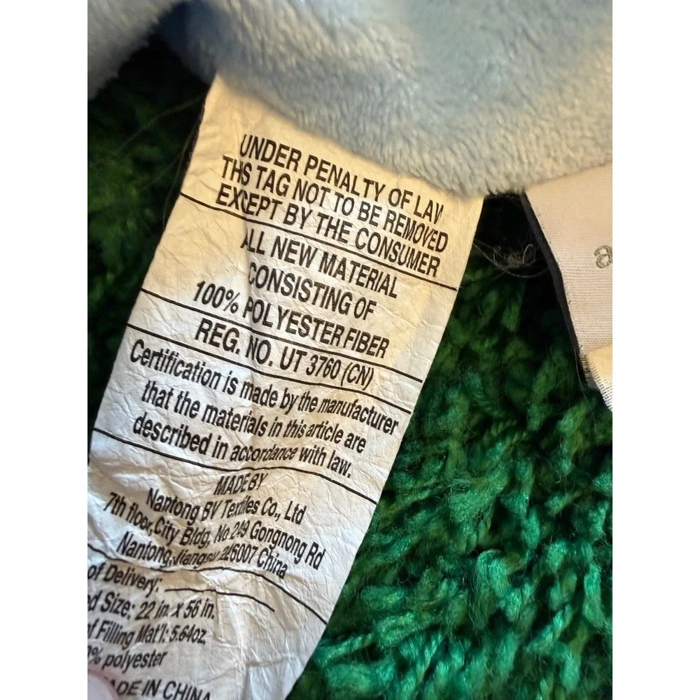 Authentic Kids Mermaid Tail Blanket Kids One Size Blue Excellent Sequined Plush